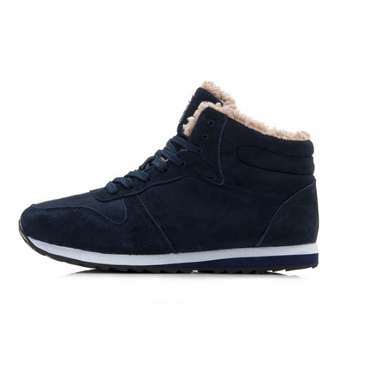 Gefütterte Sneaker-Boots für warme Füße
