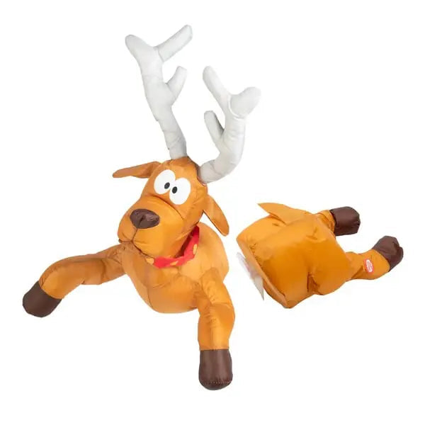 Geräuschaktivierte, bewegliche Weihnachtsmann-Figur fürs Fenster