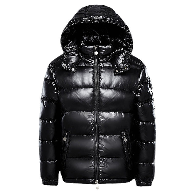 Glänzende Pufferjacke - Winterjacke