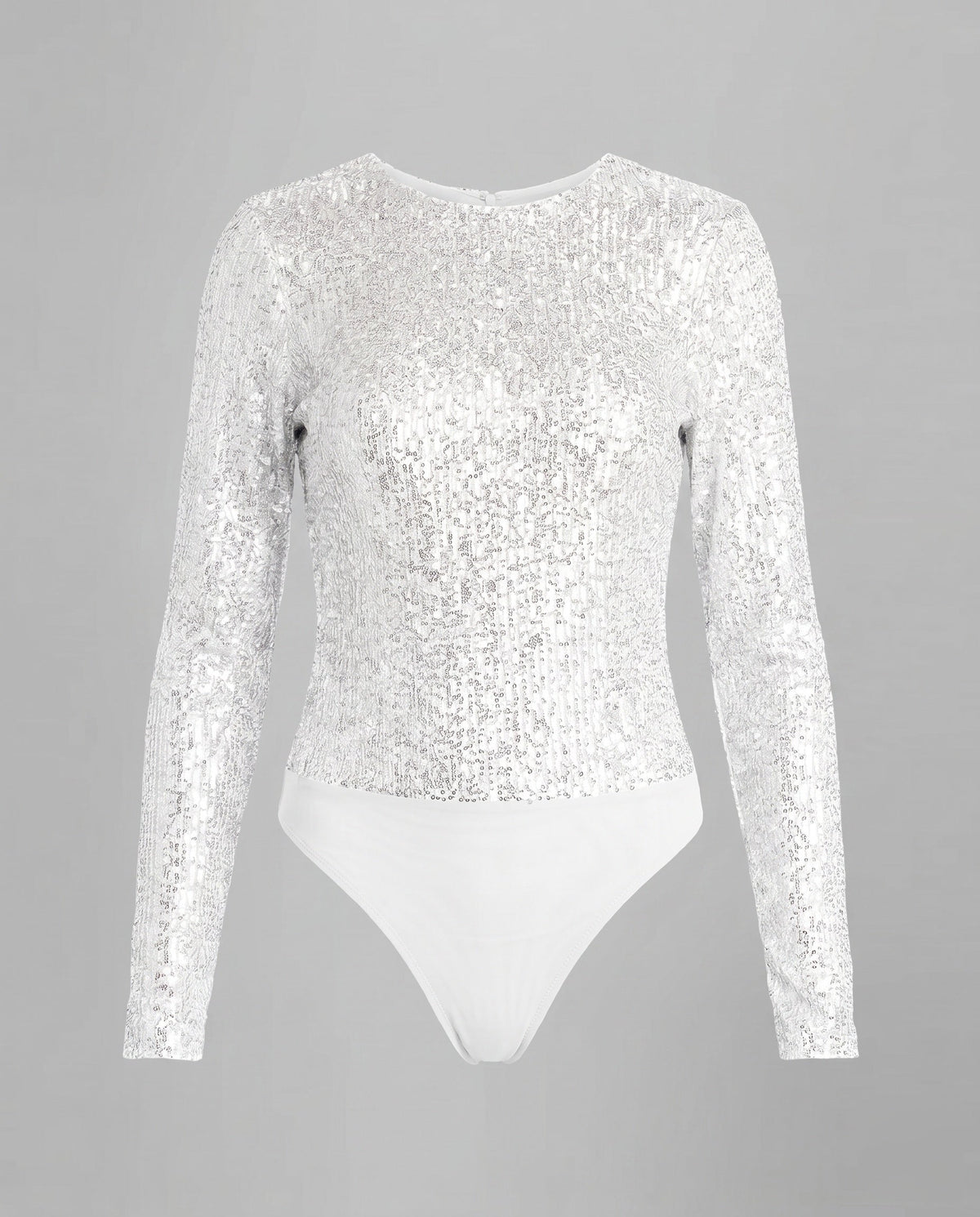 Glitzernder Langarm-Body für Damen