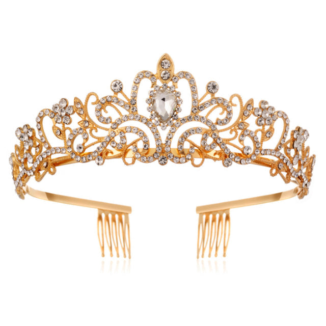 Goldene Kristallkrone
