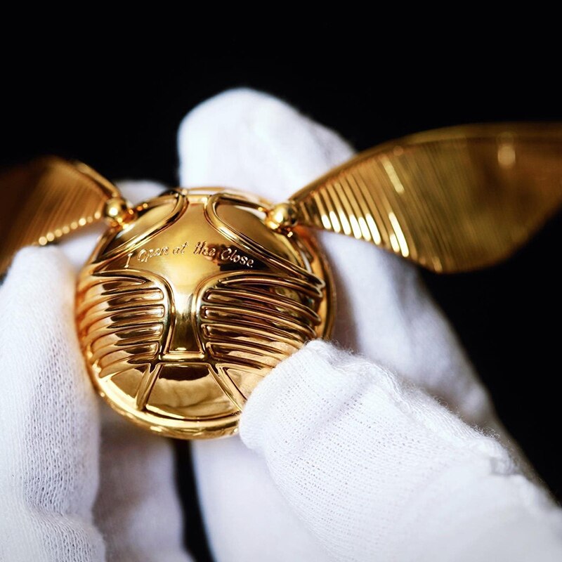 Goldener Schnatz – 18K vergoldete Schatulle für Ringe, bewegliches Luxus-Schmuckstück