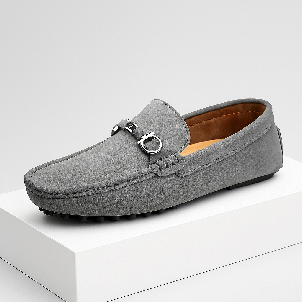 Herren-Loafer mit Trensenspange und flexibler Sohle