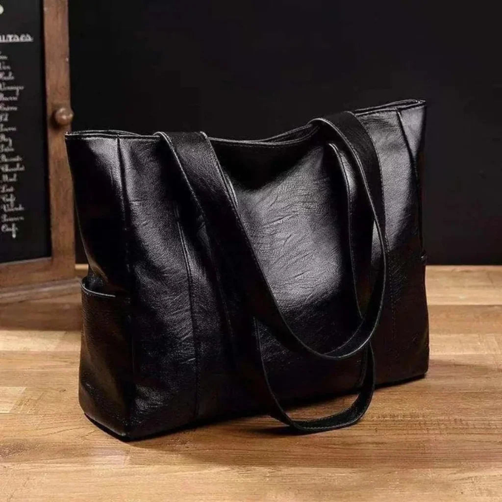 Herren-Schultertasche aus PU-Leder mit organisiertem Stauraum – Schwarz oder Braun