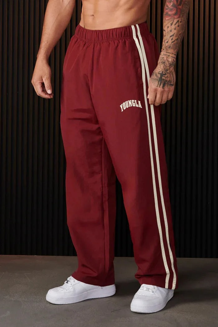 Herren-Sporthose mit Doppelstreifen – atmungsaktiv & flexibel