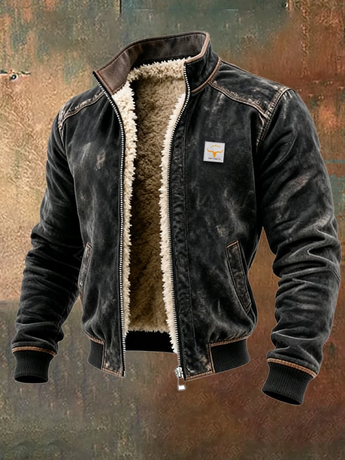 Herren-Thermojacke im Vintage-Stil