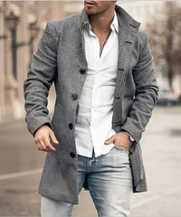 Herren-Trenchcoat mit Knöpfen
