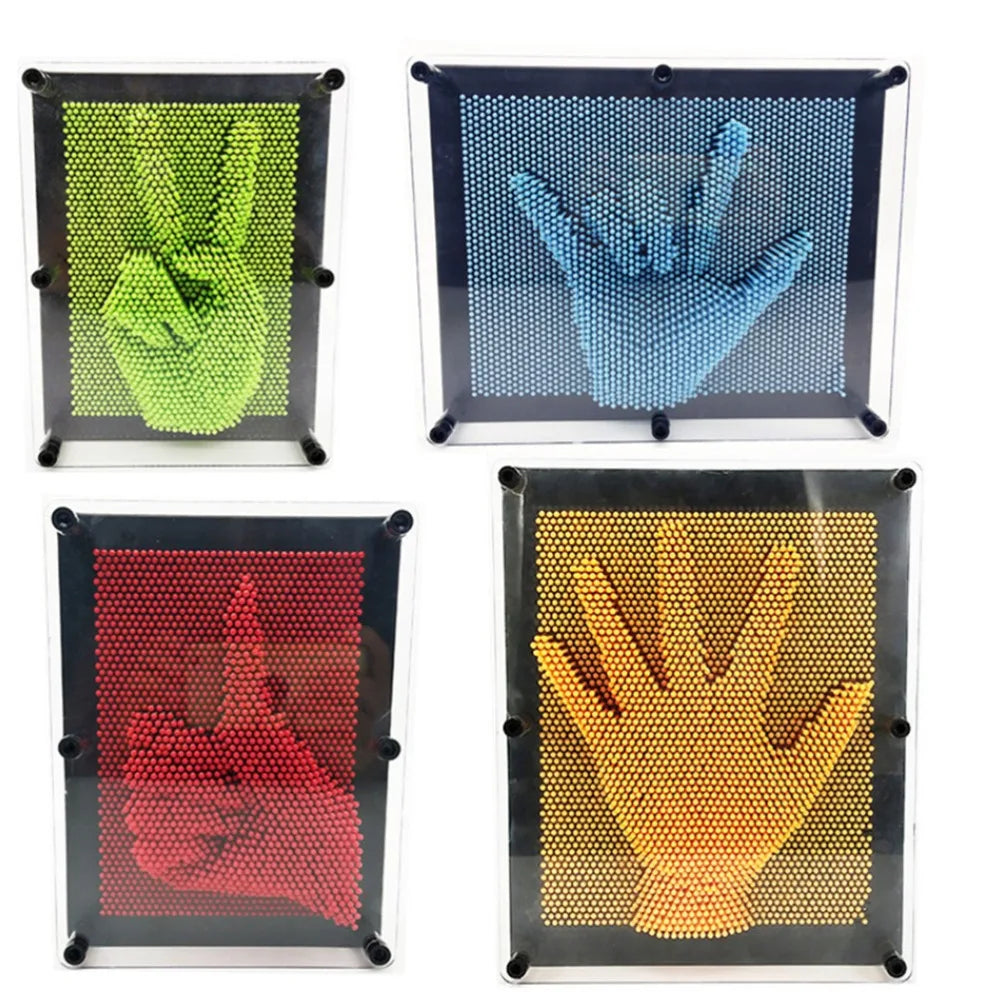Interaktives 3D-Pin-Art-Nagelbrett – kreatives Deko-Objekt und unterhaltsames Spielzeug