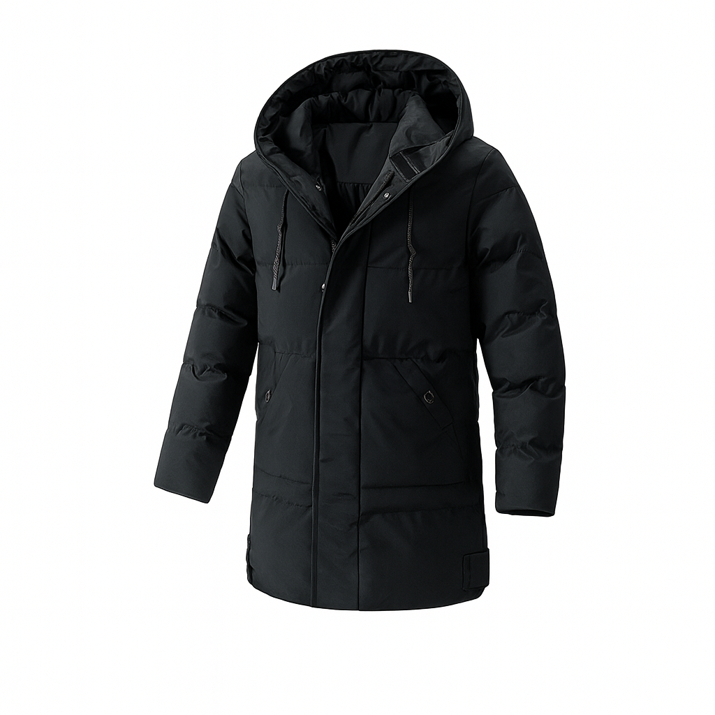Isolierte Herrenjacke mit Kapuze