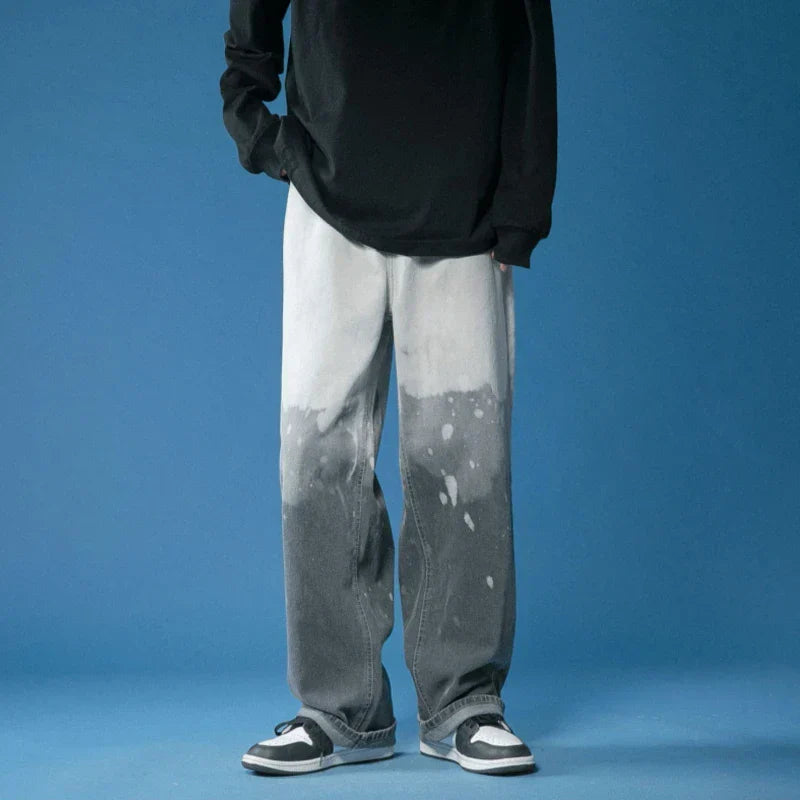 Jeans mit Farbverlauf