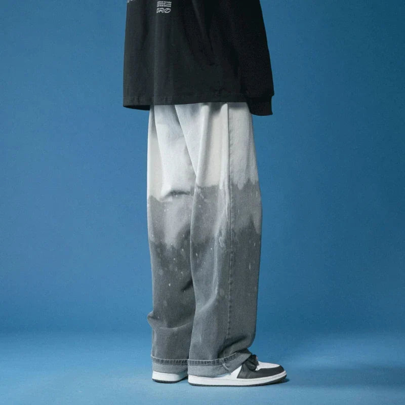 Jeans mit Farbverlauf