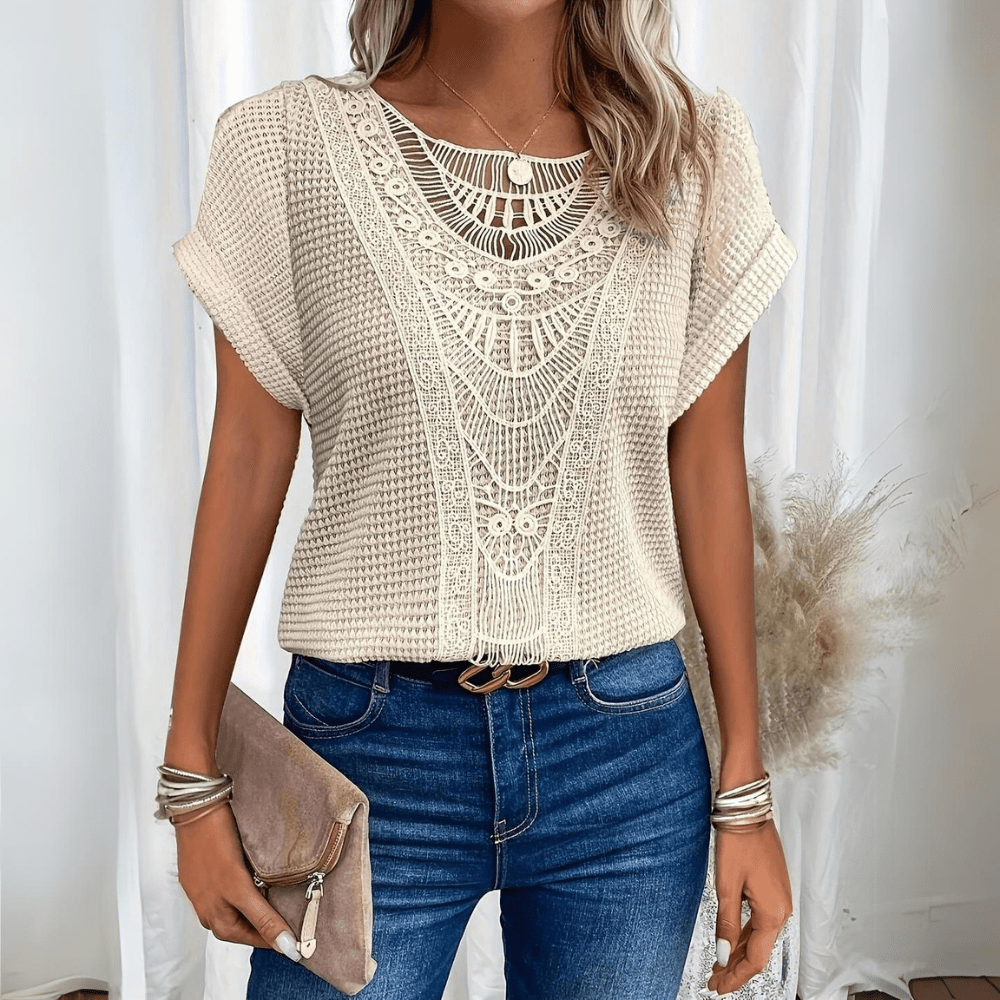 Judith | Vintage-Oberteil mit Spitzendetails