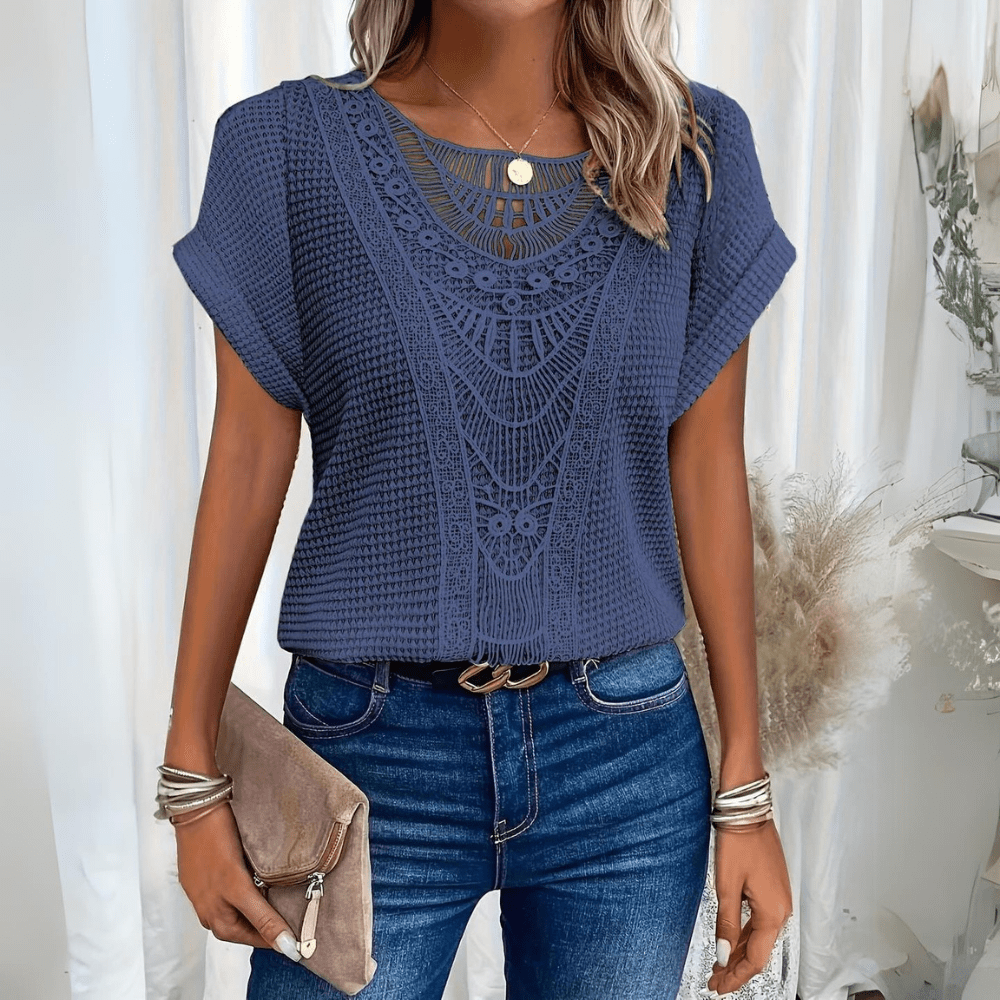 Judith | Vintage-Oberteil mit Spitzendetails