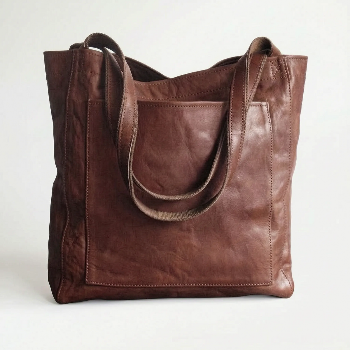 Klassische braune Damenhandtasche