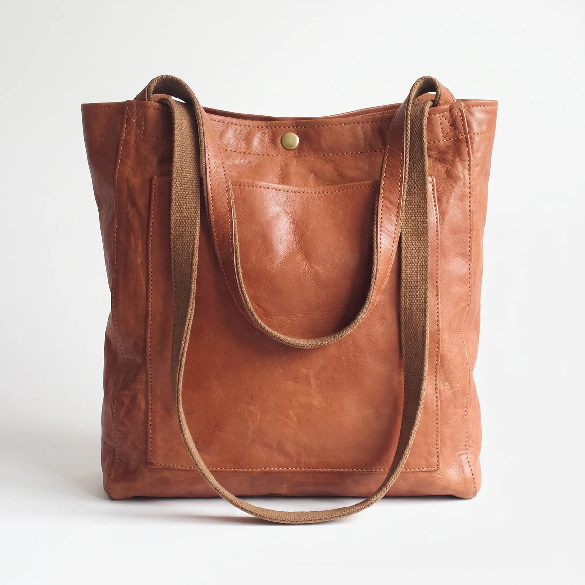 Klassische braune Damenhandtasche