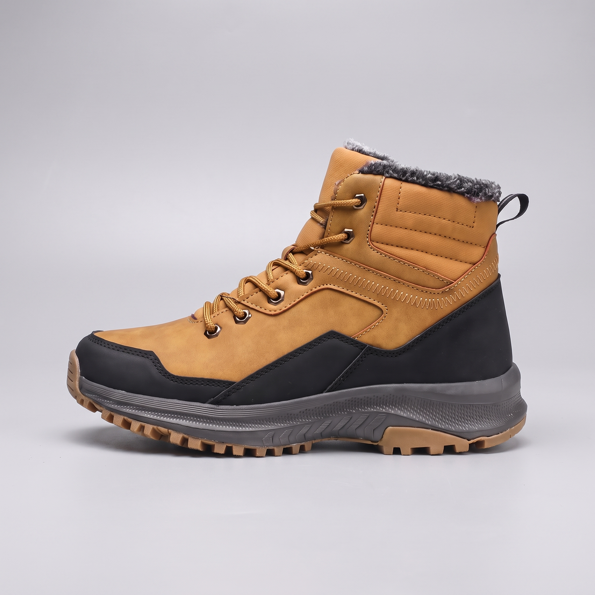 Klassische gefütterte Herren-Wanderschuhe