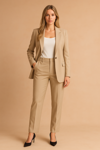 Klassisches Set aus Blazer und Hose für Damen