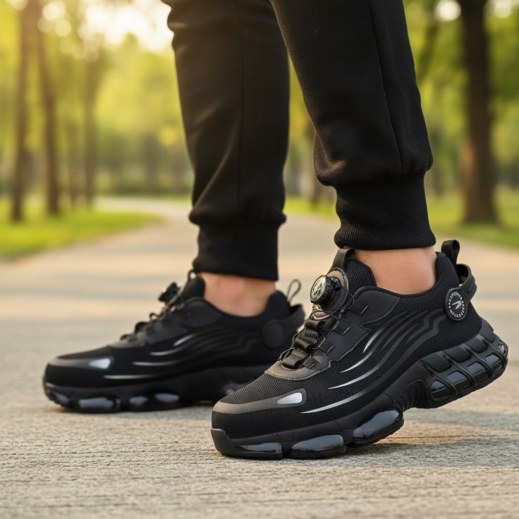 Leichte Arbeitsschuhe mit Stahlkappe – atmungsaktive und rutschfeste Mesh-Sneaker