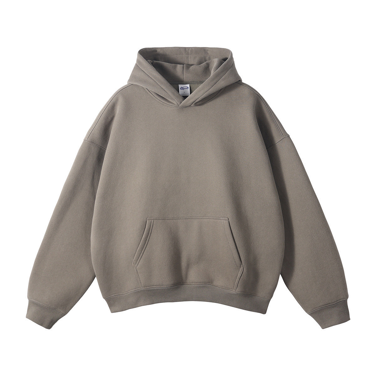 Locker geschnittener Unisex-Hoodie aus Bio-Baumwolle mit Kängurutasche