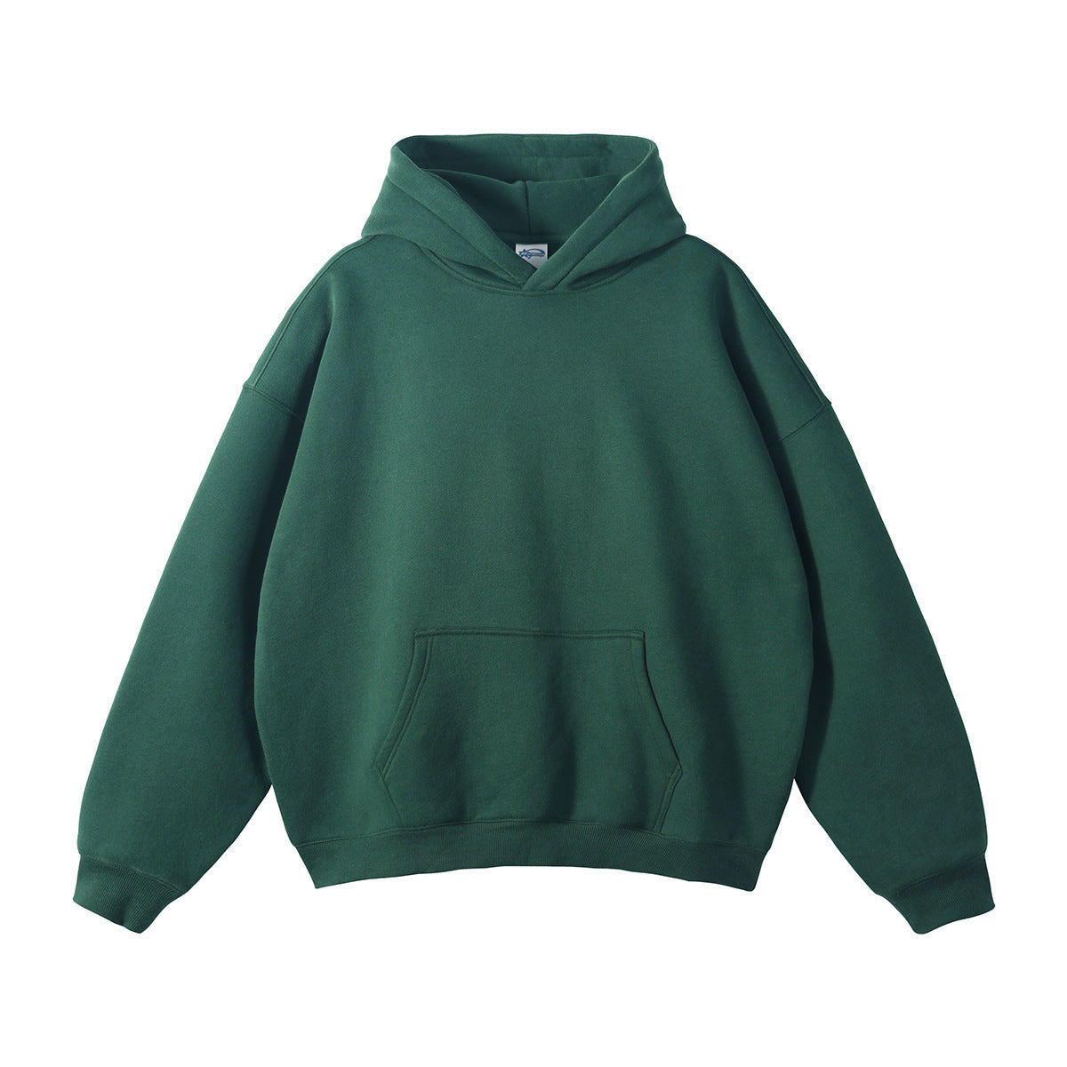 Locker geschnittener Unisex-Hoodie aus Bio-Baumwolle mit Kängurutasche