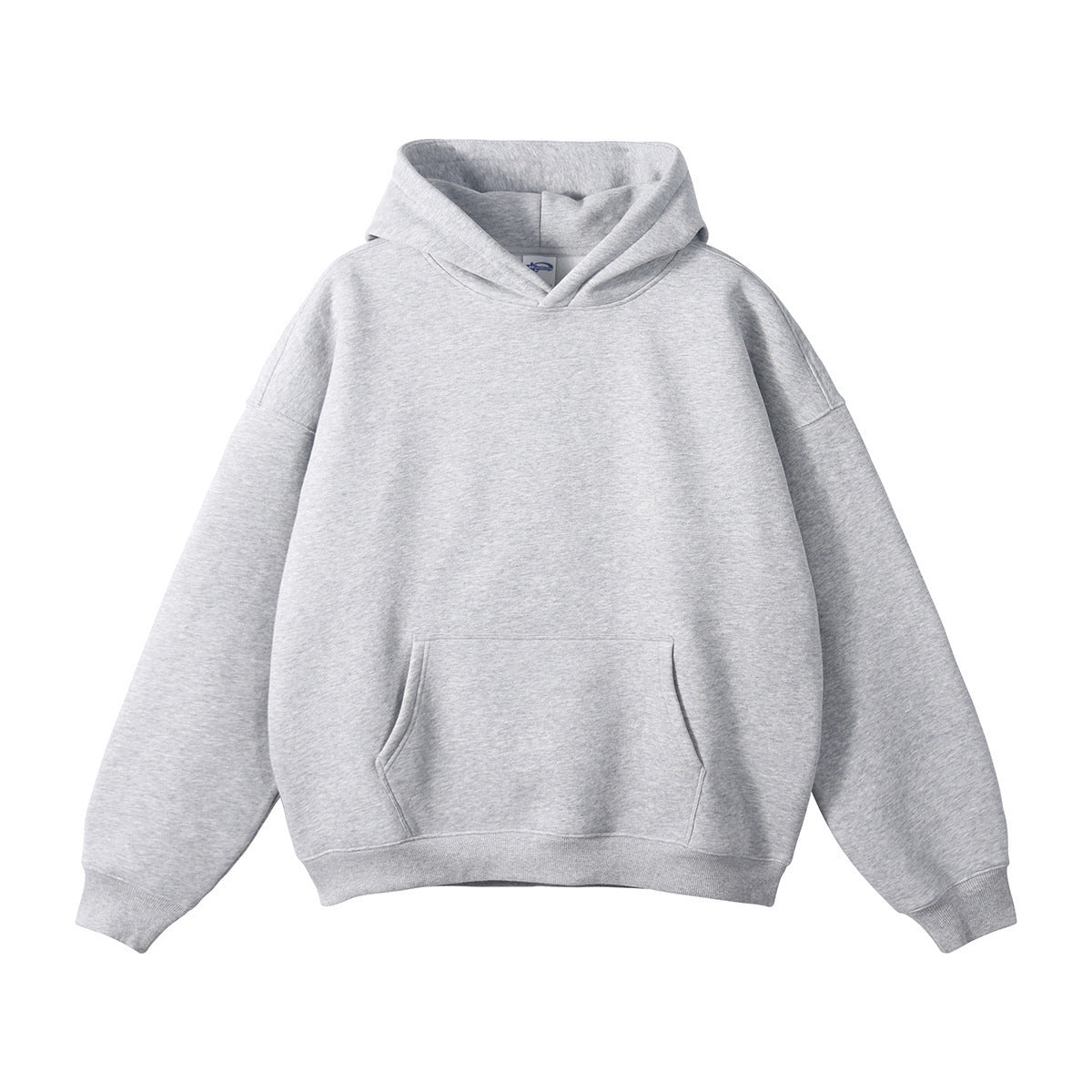 Locker geschnittener Unisex-Hoodie aus Bio-Baumwolle mit Kängurutasche