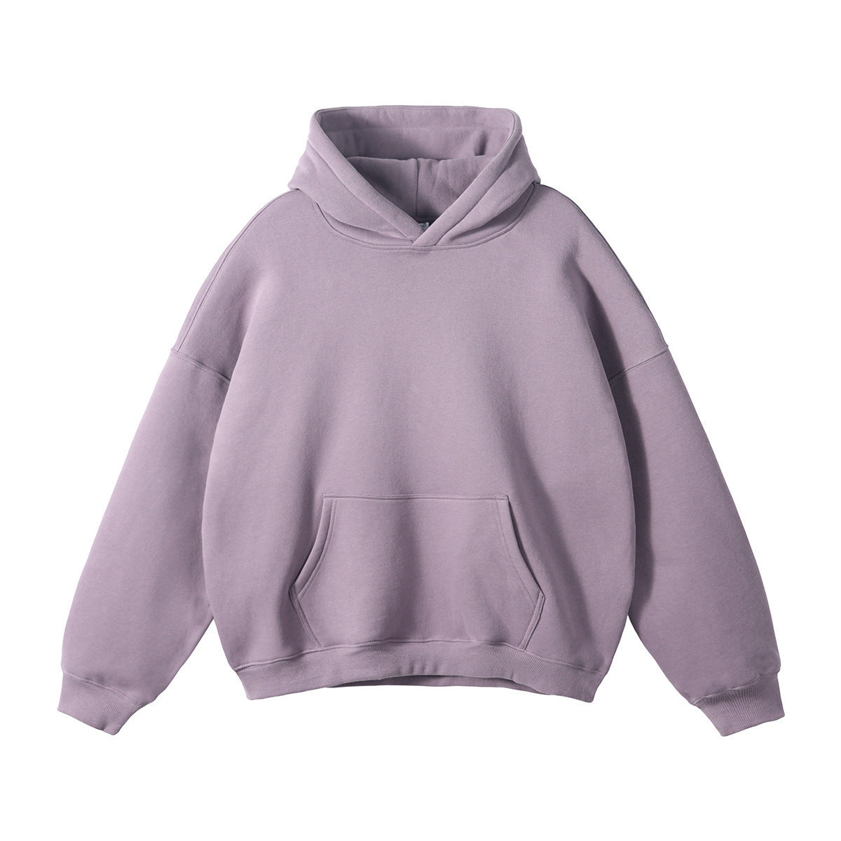 Locker geschnittener Unisex-Hoodie aus Bio-Baumwolle mit Kängurutasche