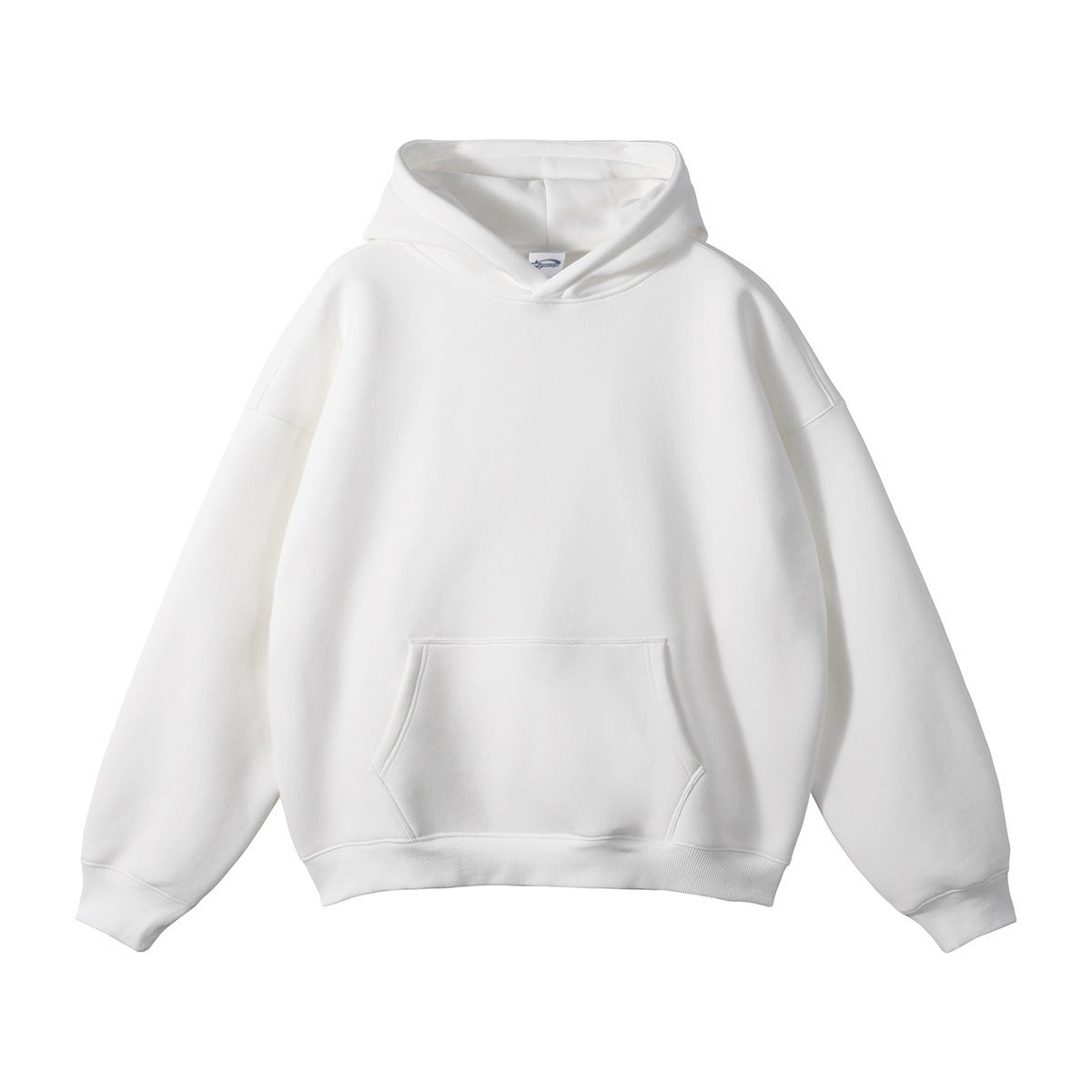 Locker geschnittener Unisex-Hoodie aus Bio-Baumwolle mit Kängurutasche