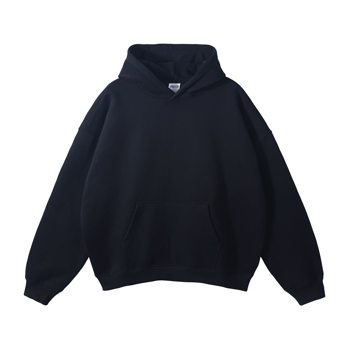 Locker geschnittener Unisex-Hoodie aus Bio-Baumwolle mit Kängurutasche