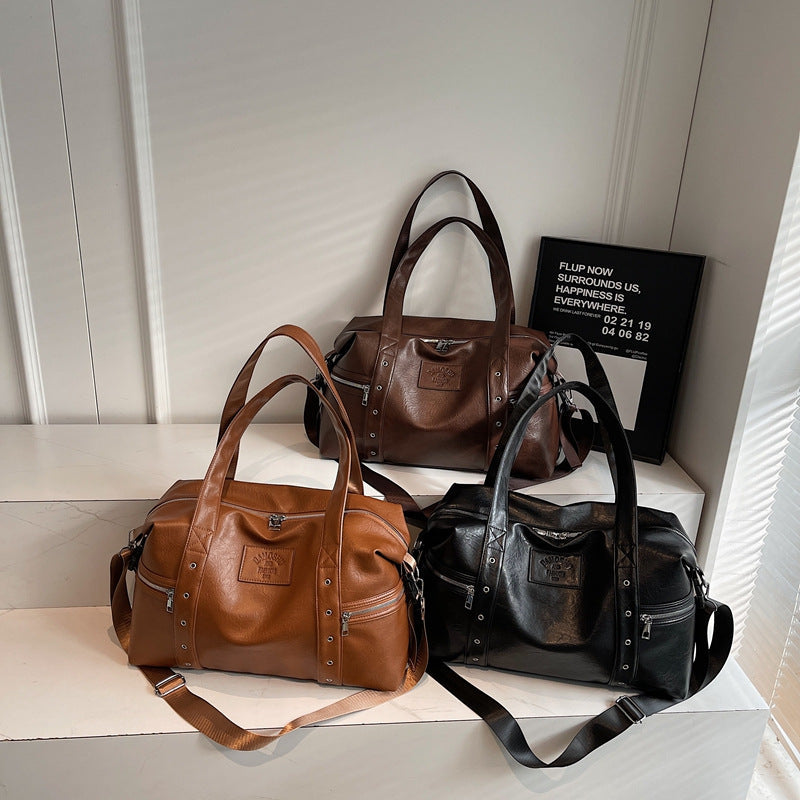 Luxuriöse Reisetasche aus Kunstleder