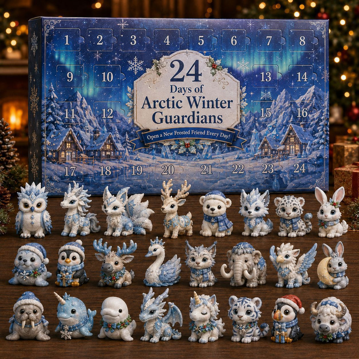 Magischer Tier-Adventskalender aus Acryl