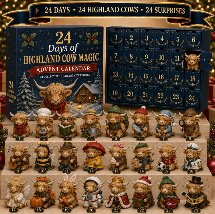Magischer Tier-Adventskalender aus Acryl
