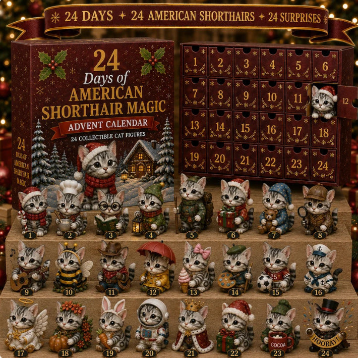 Magischer Tier-Adventskalender aus Acryl