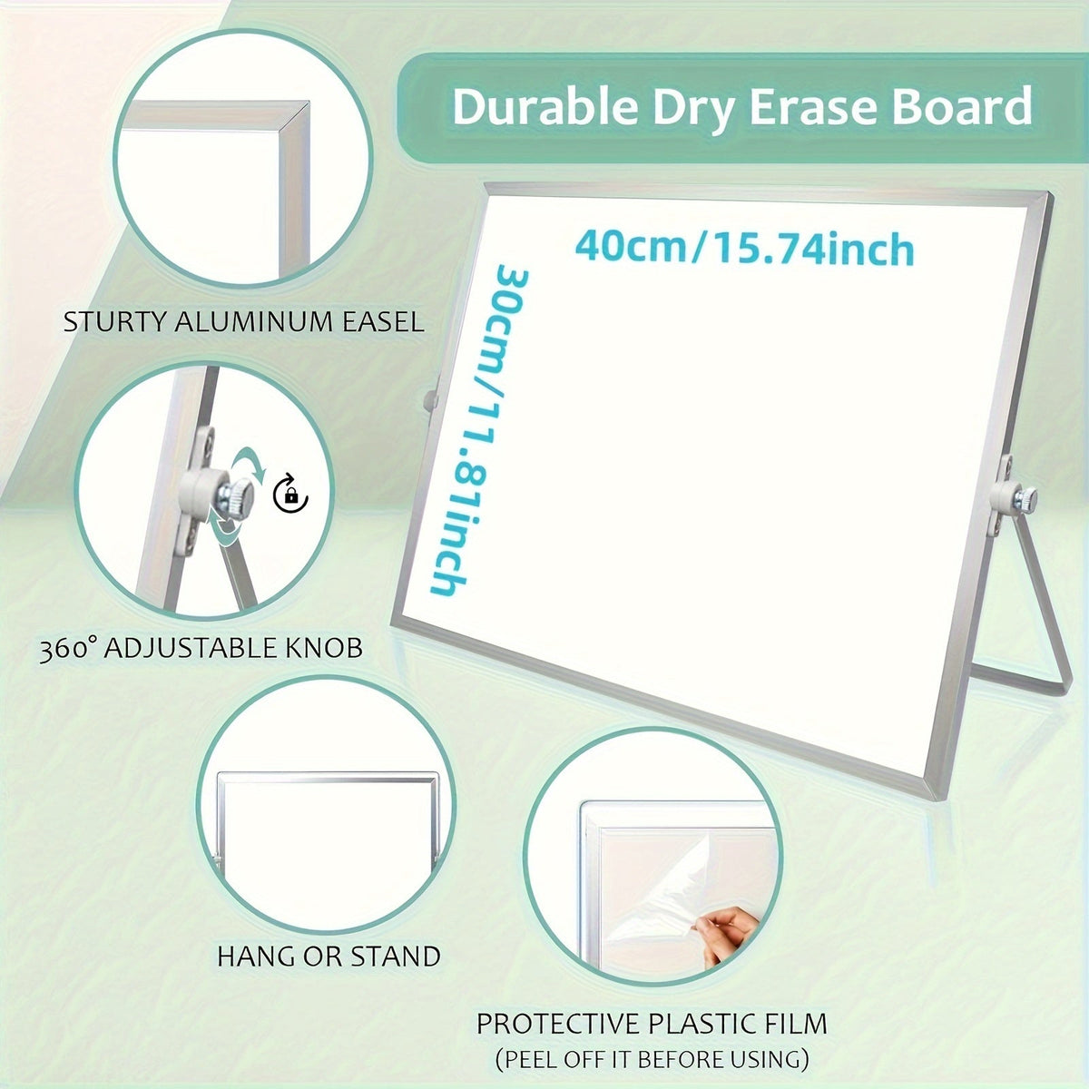 Magnetisches Whiteboard – tragbar und doppelseitig mit Ständer