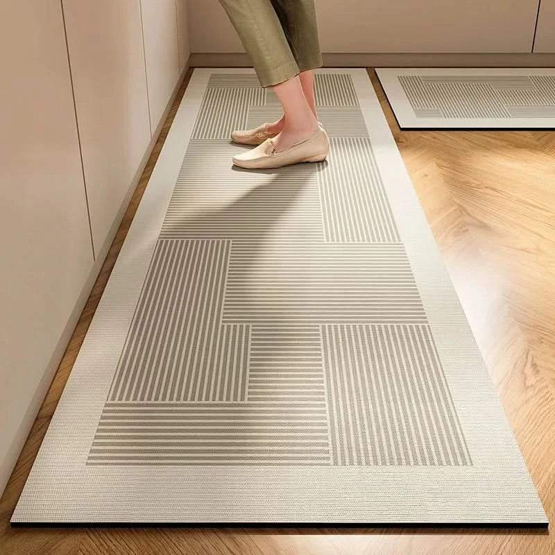 Minimalistische rutschfeste Küchenmatte – leicht zu reinigen