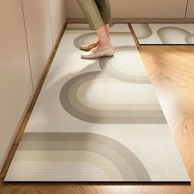 Minimalistische rutschfeste Küchenmatte – leicht zu reinigen