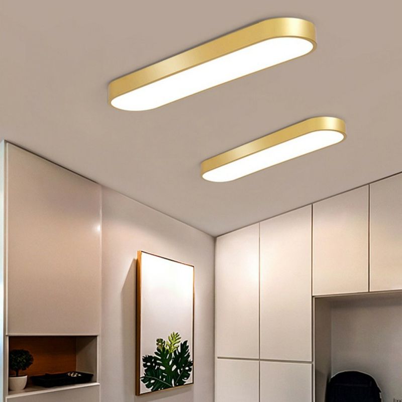 Moderne geometrische LED-Deckenleuchte aus Acryl