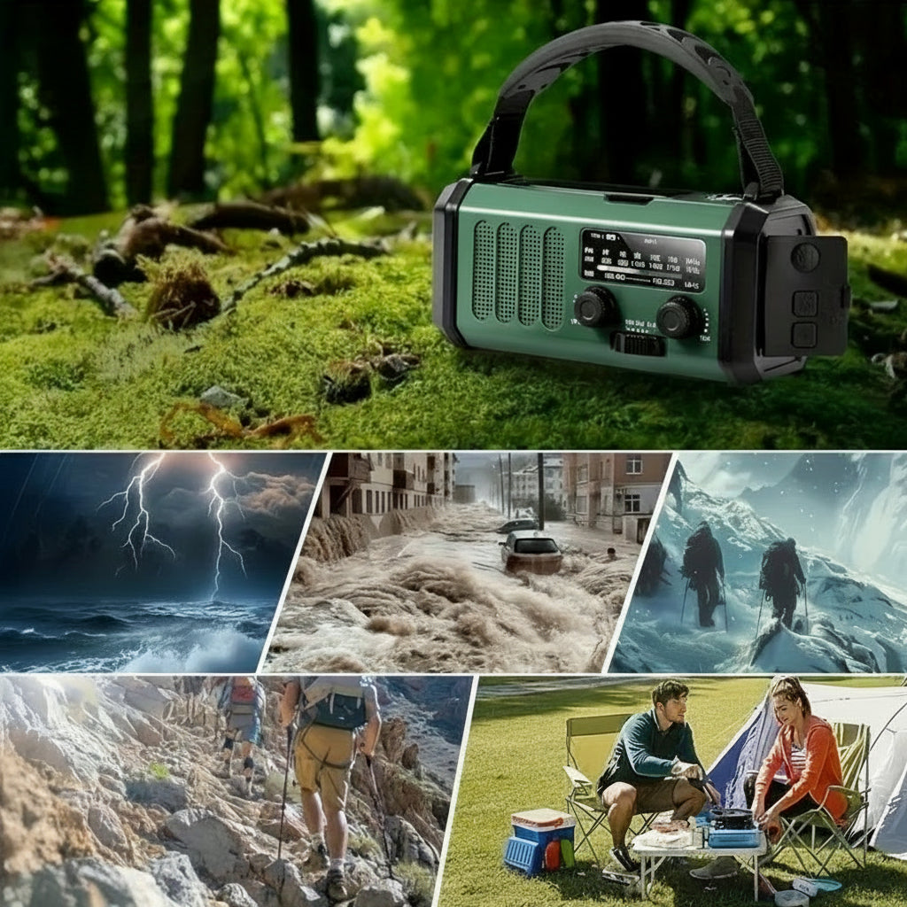 Multifunktionales Notfallradio – kompaktes All-in-One-Krisenvorsorgegerät