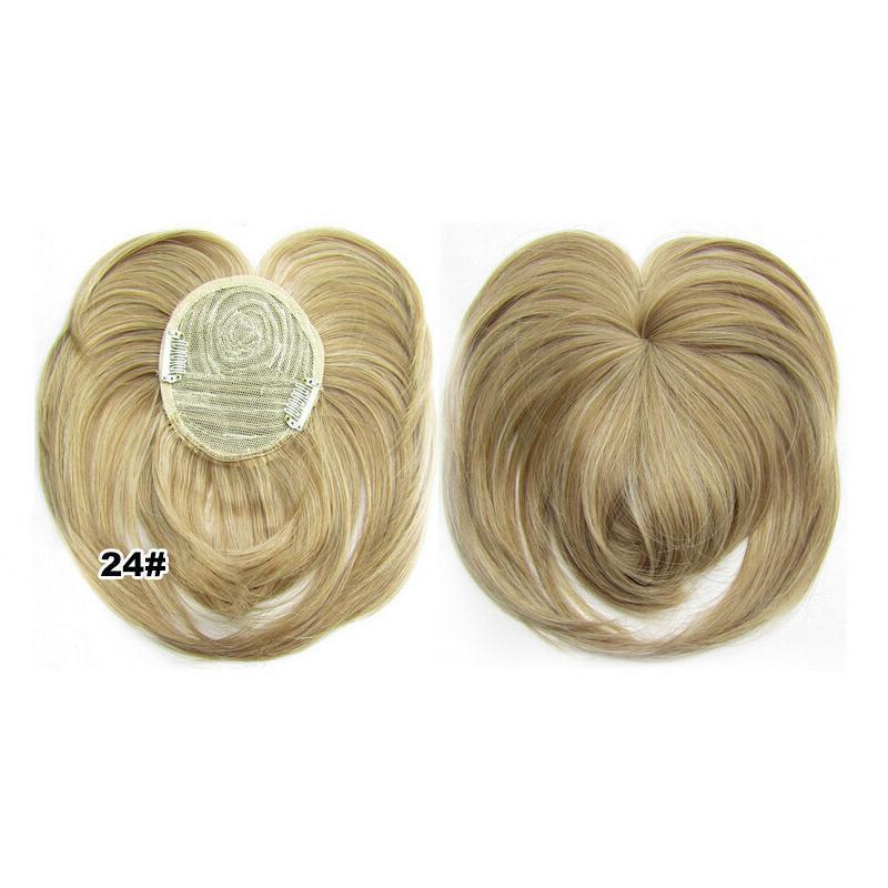 Natürliches kurzes Oberkopf-Haarteil für Damen