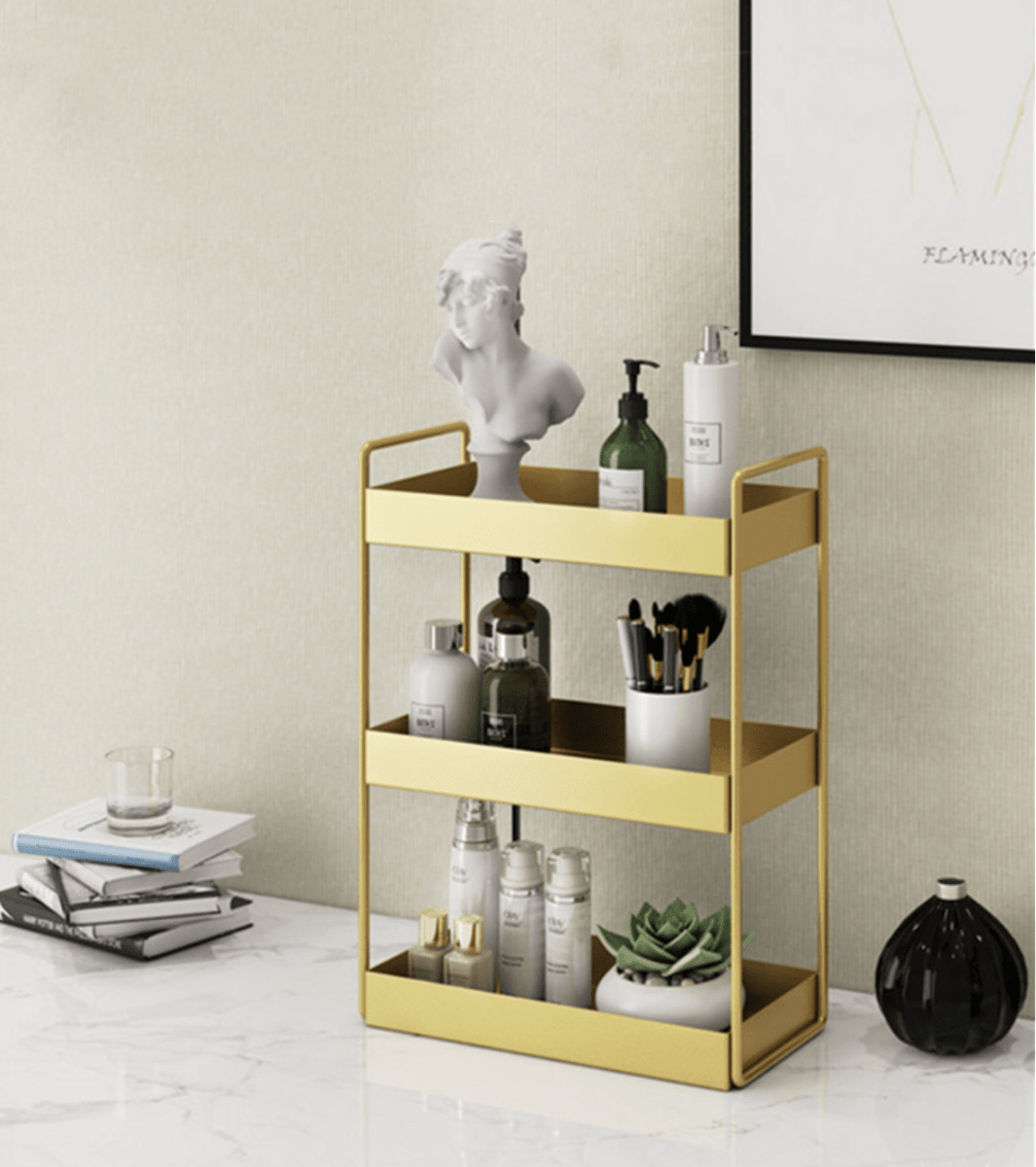 Organizer-Tablett aus Metall