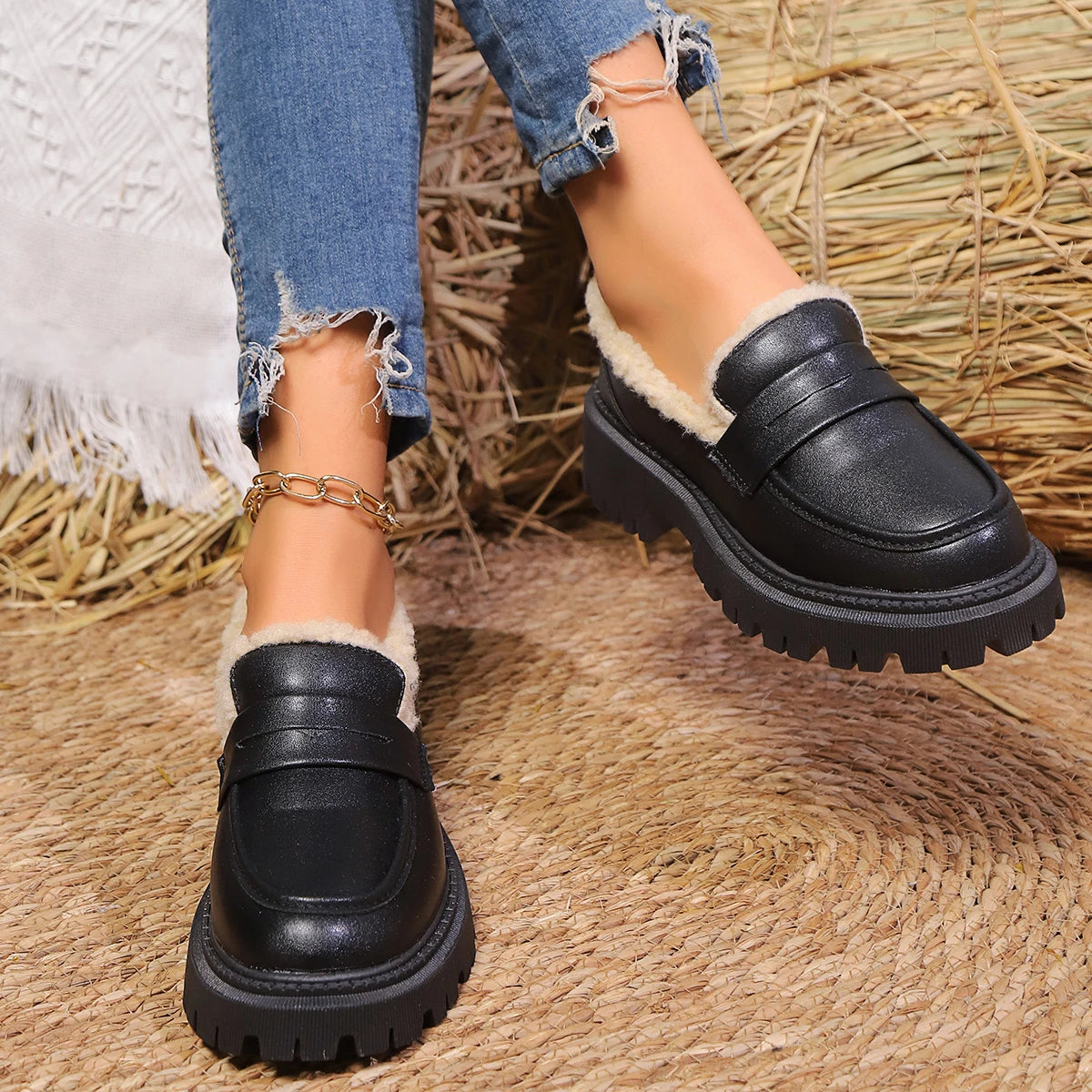 Orthopädische Damen-Loafer