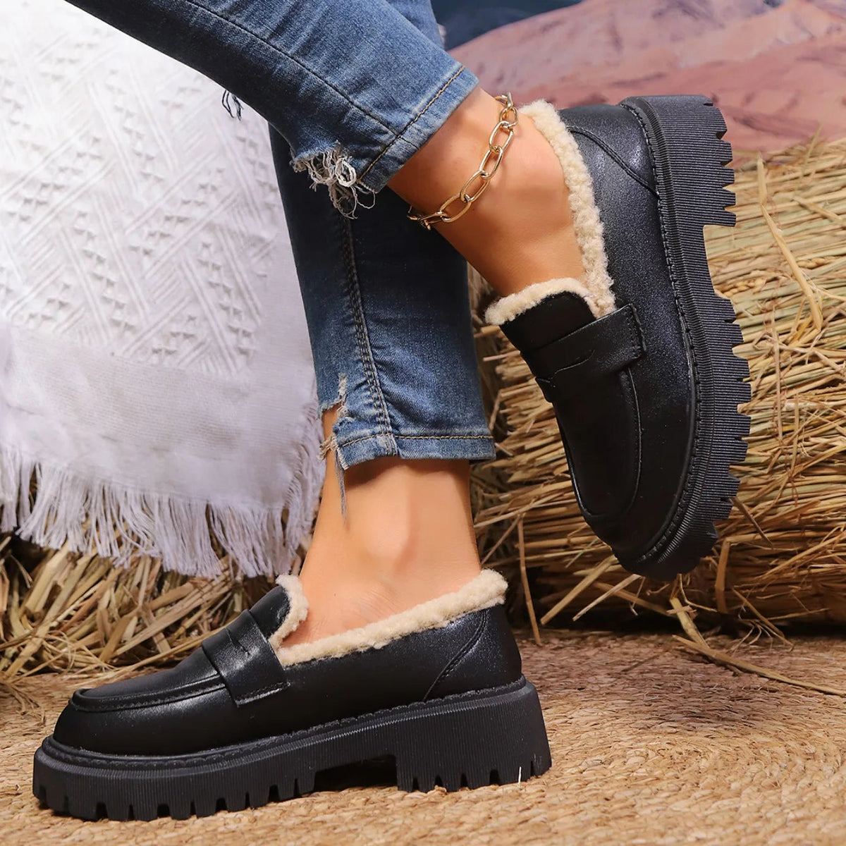 Orthopädische Damen-Loafer