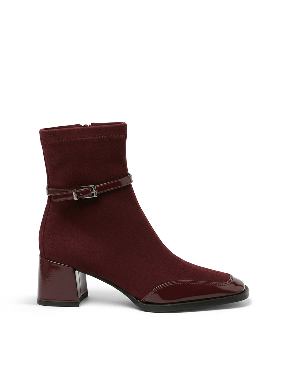 Orthopädische Stiefeletten mit eckiger Spitze für Damen