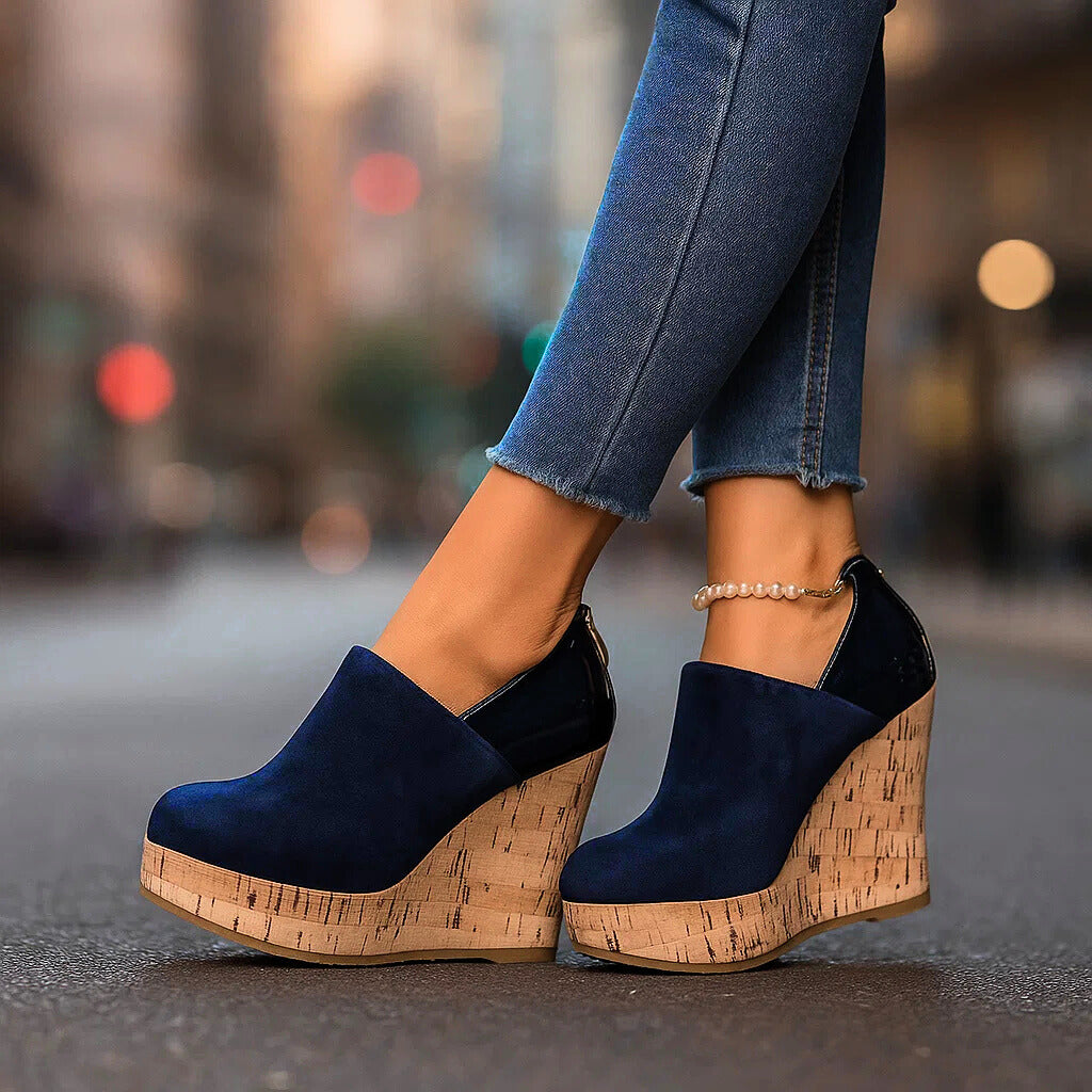Plateauschuhe mit Keilabsatz