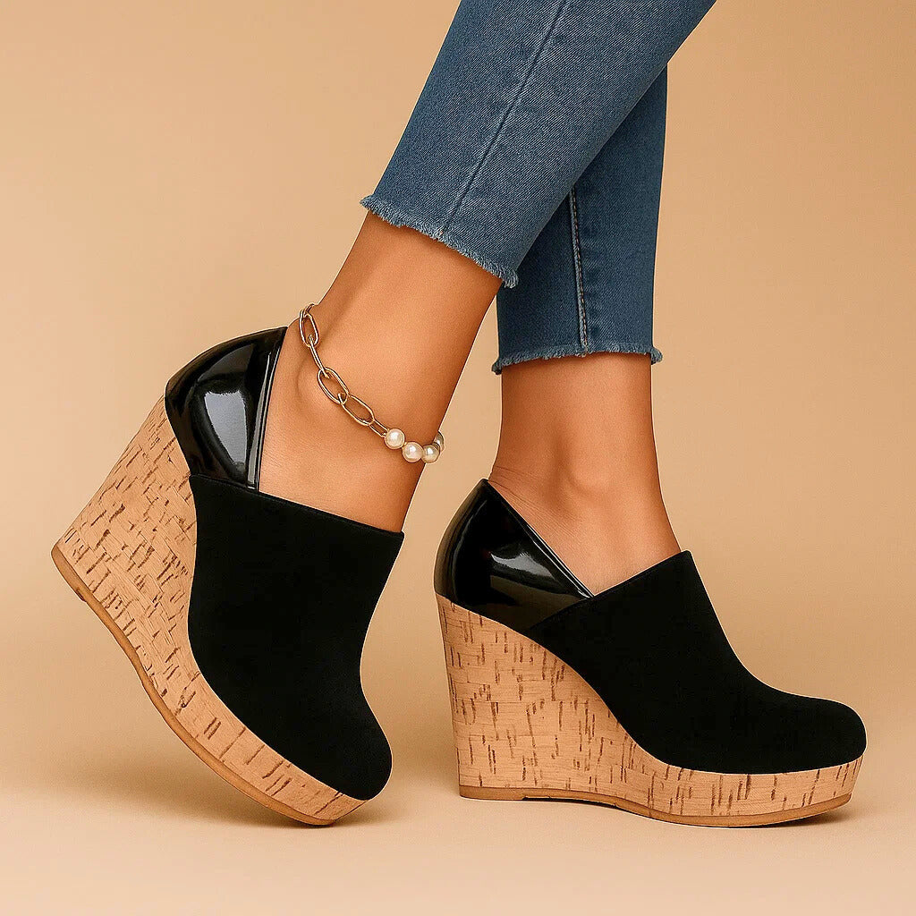 Plateauschuhe mit Keilabsatz