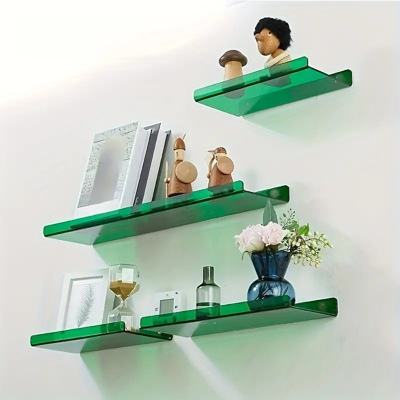 Schwebendes Wandregal aus Acryl für moderne Badezimmer-Aufbewahrung