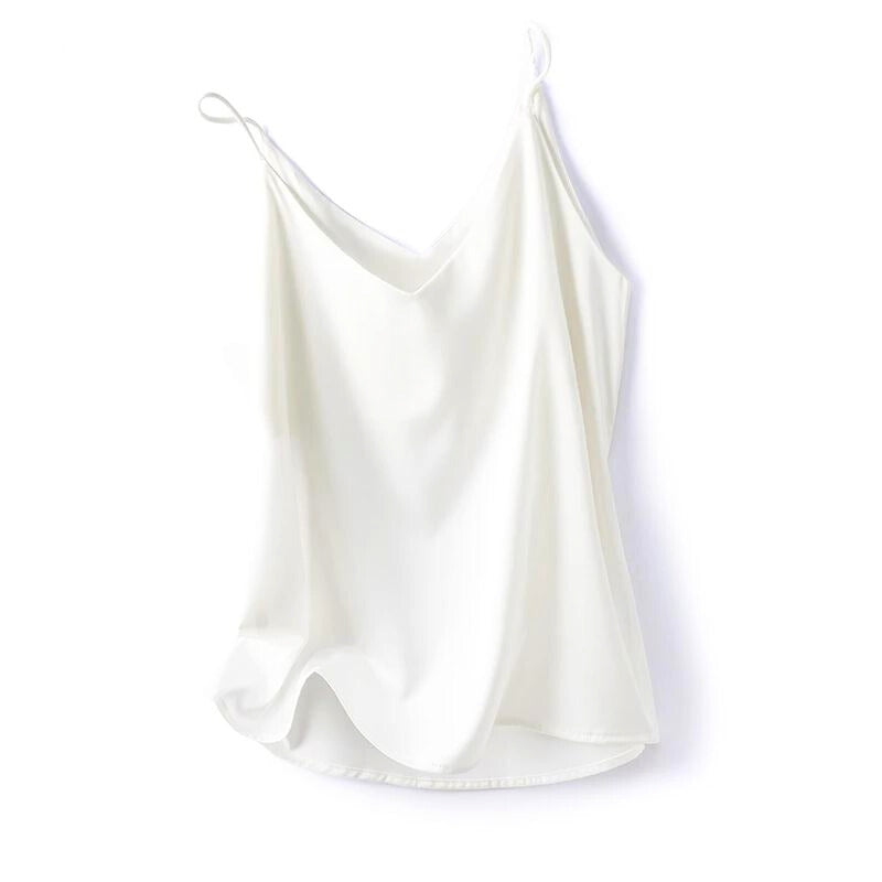 Seidenweiches Damen-Camisole-Top für elegante Lagenlooks