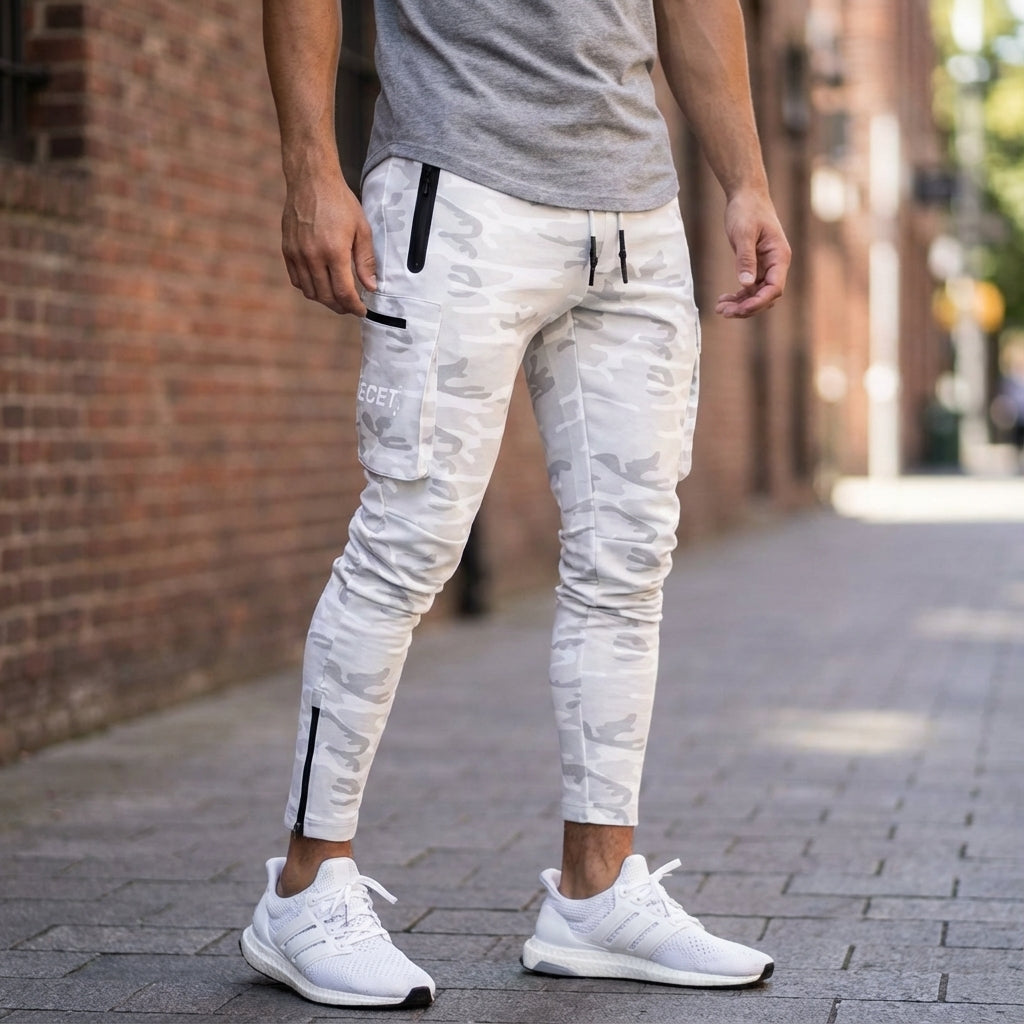 Sportliche Jogginghose mit Taschen