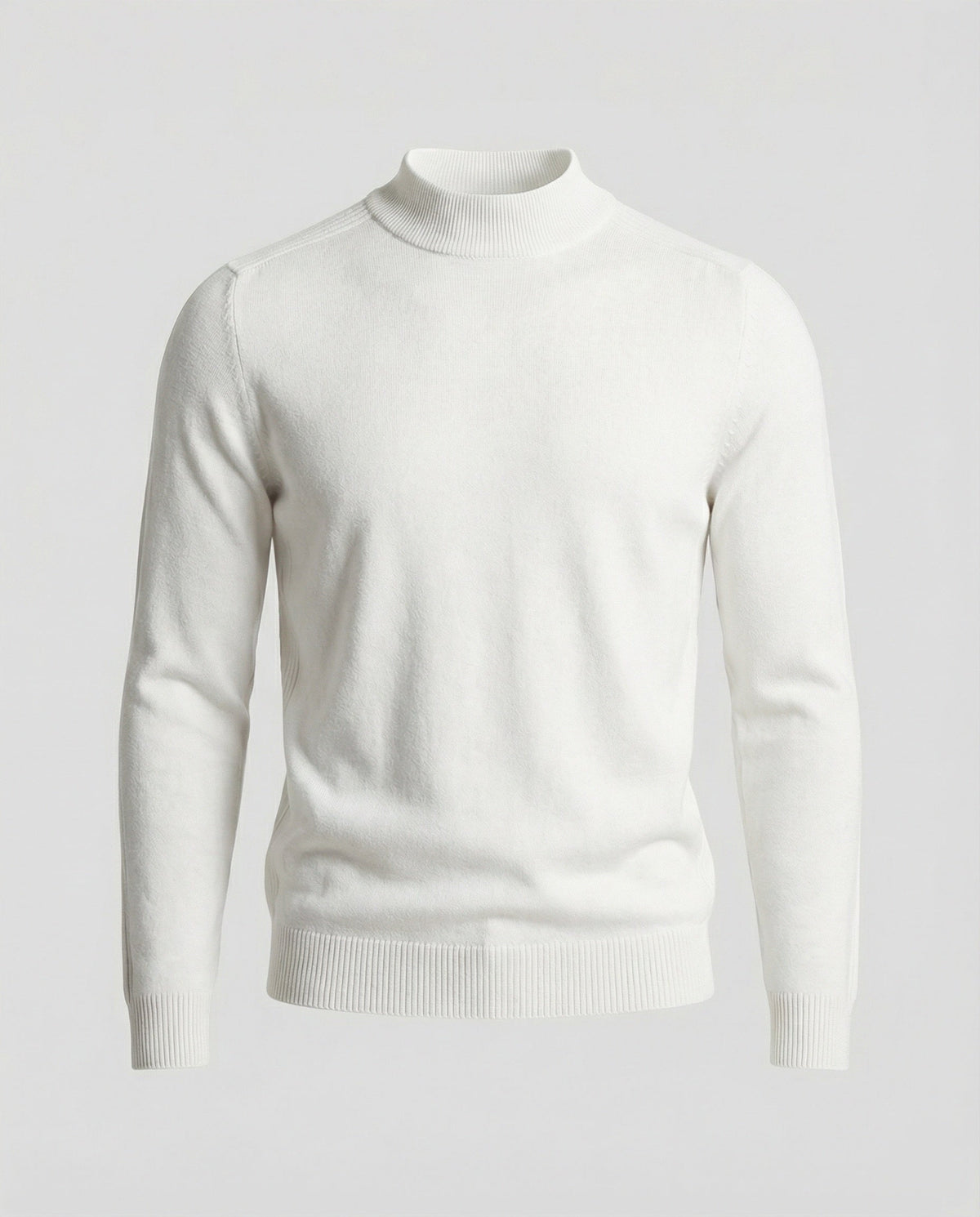 Stilvoller Rollkragenpullover aus Merinowolle