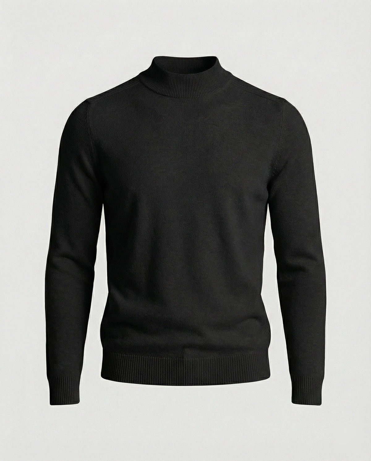 Stilvoller Rollkragenpullover aus Merinowolle