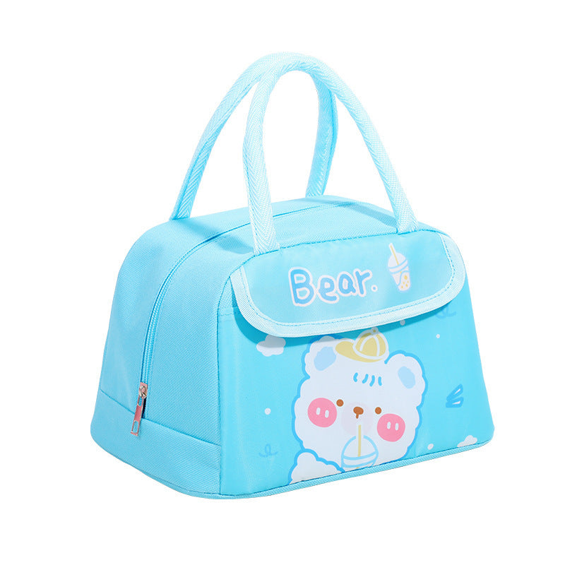 Süße isolierte Lunchtasche mit Dinosauriermotiv